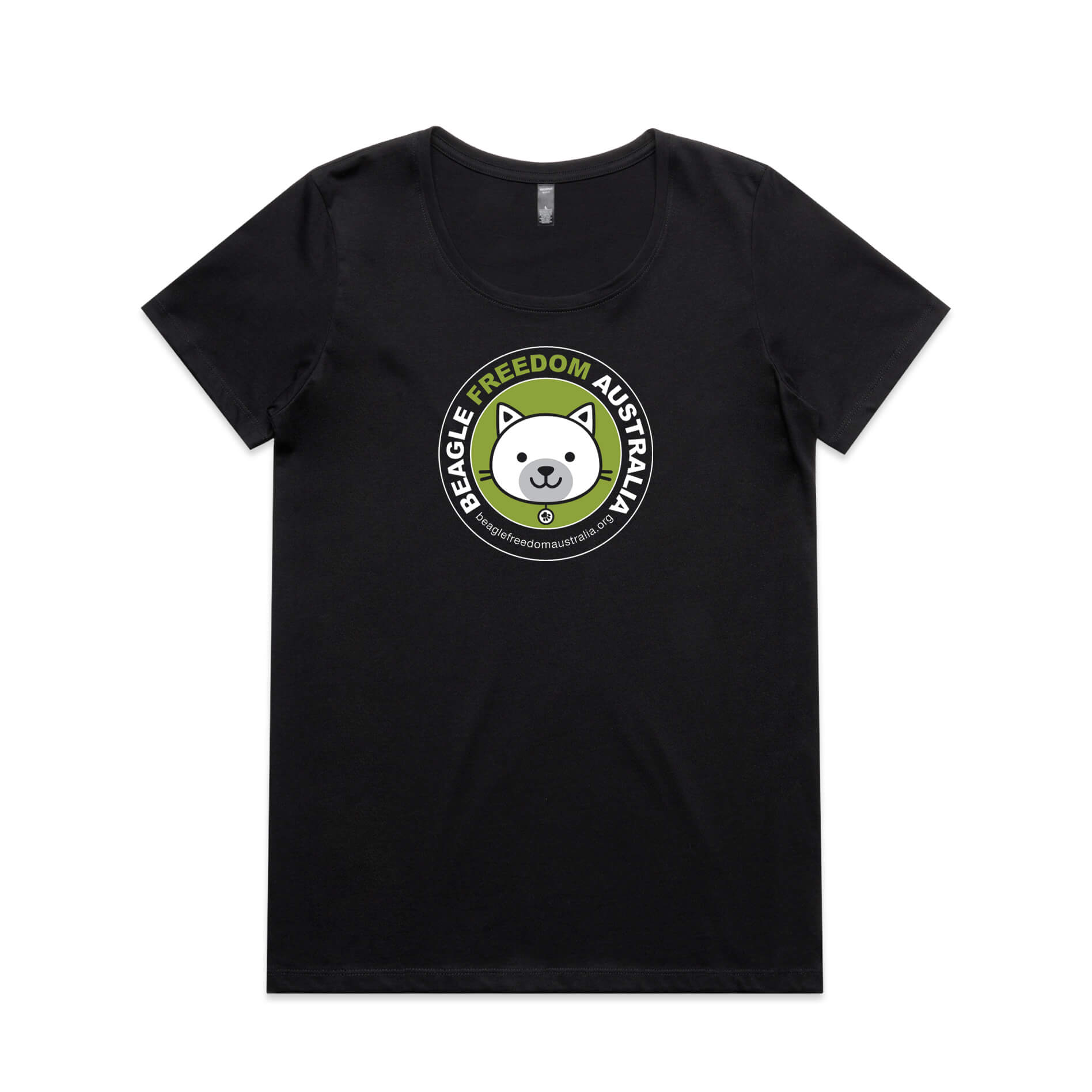 Beagle Freedom Aus Cat Ladies Tee