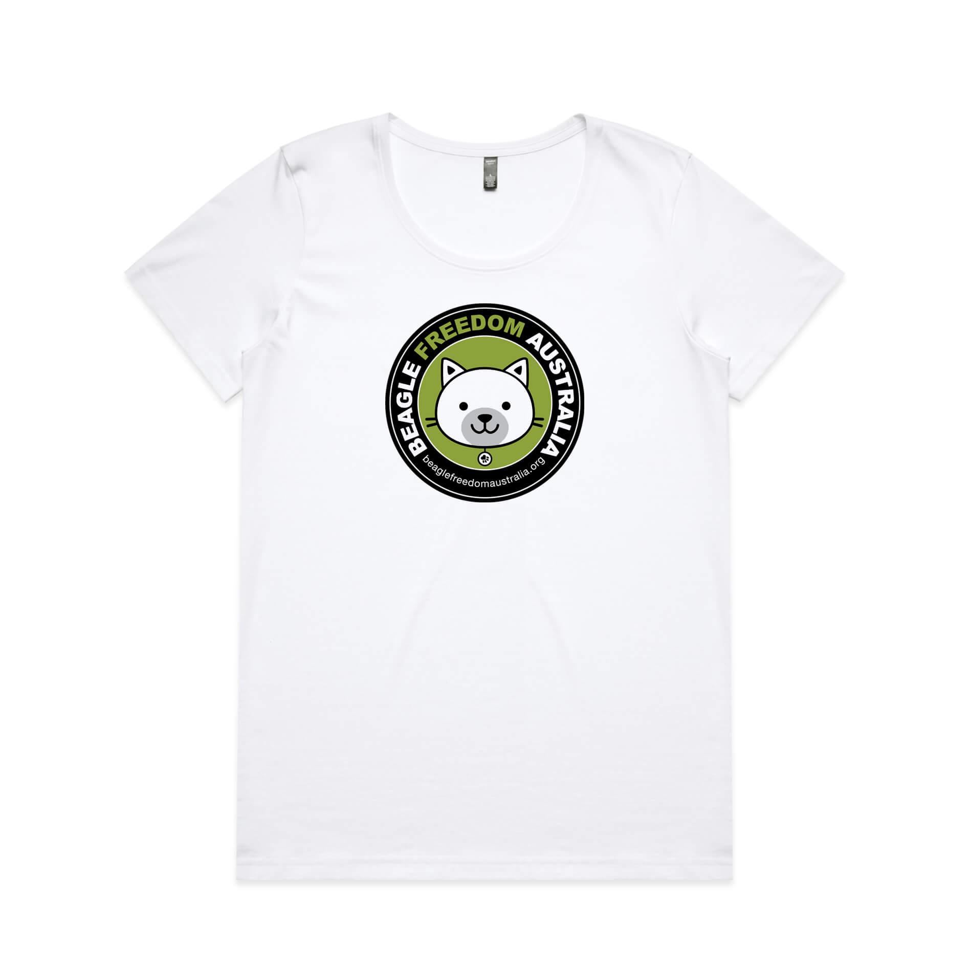 Beagle Freedom Aus Cat Ladies Tee