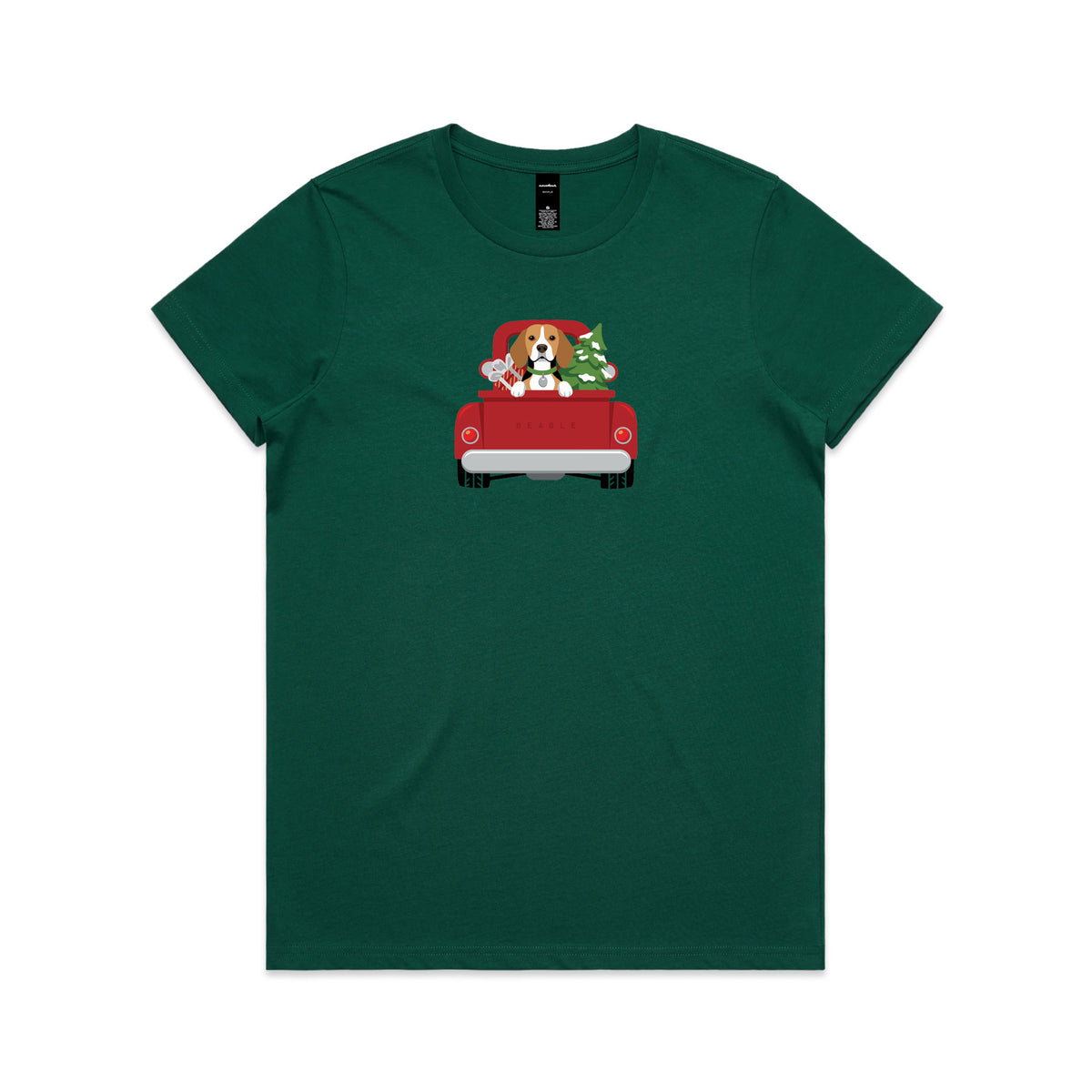 Beagle Christmas Pickup Tee