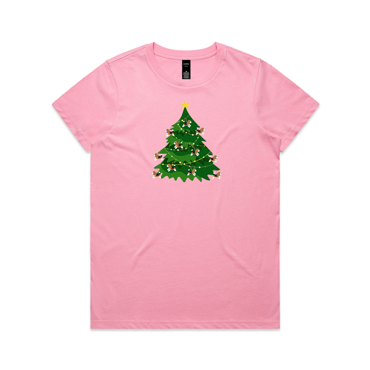 Beagle Christmas Tree Tee
