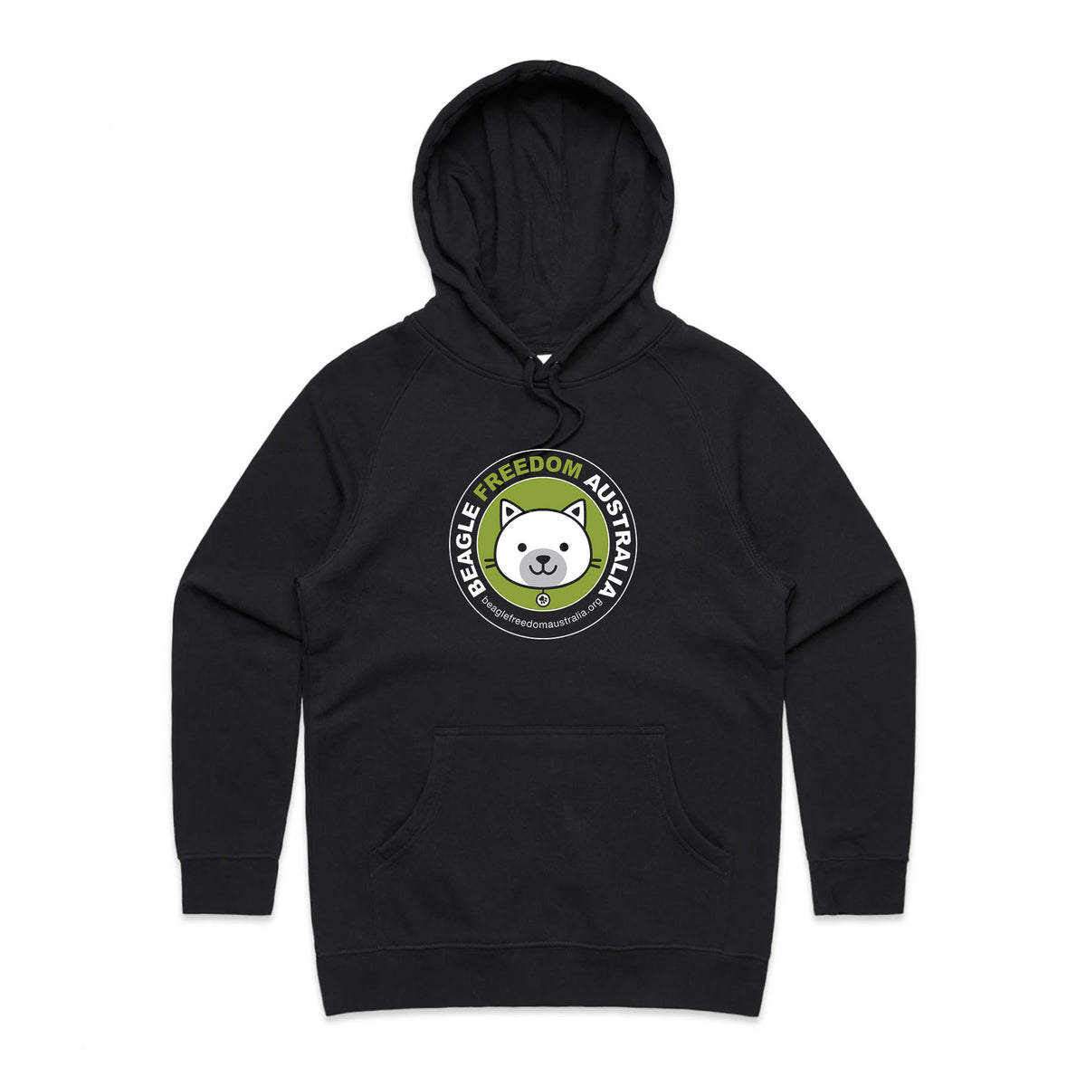Beagle Freedom Australia Cat Womens Hoodie