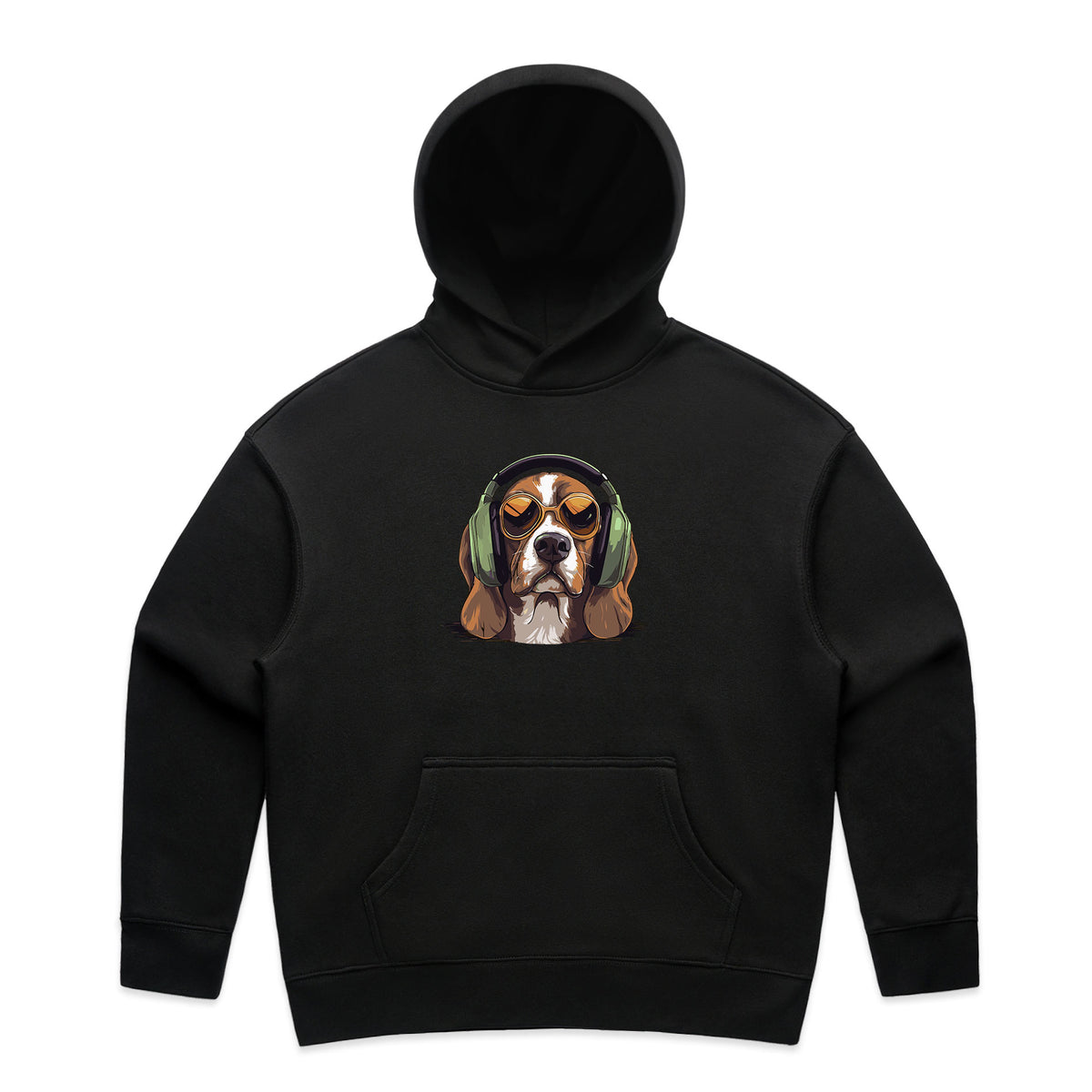 Beagle Headphones Hoodie