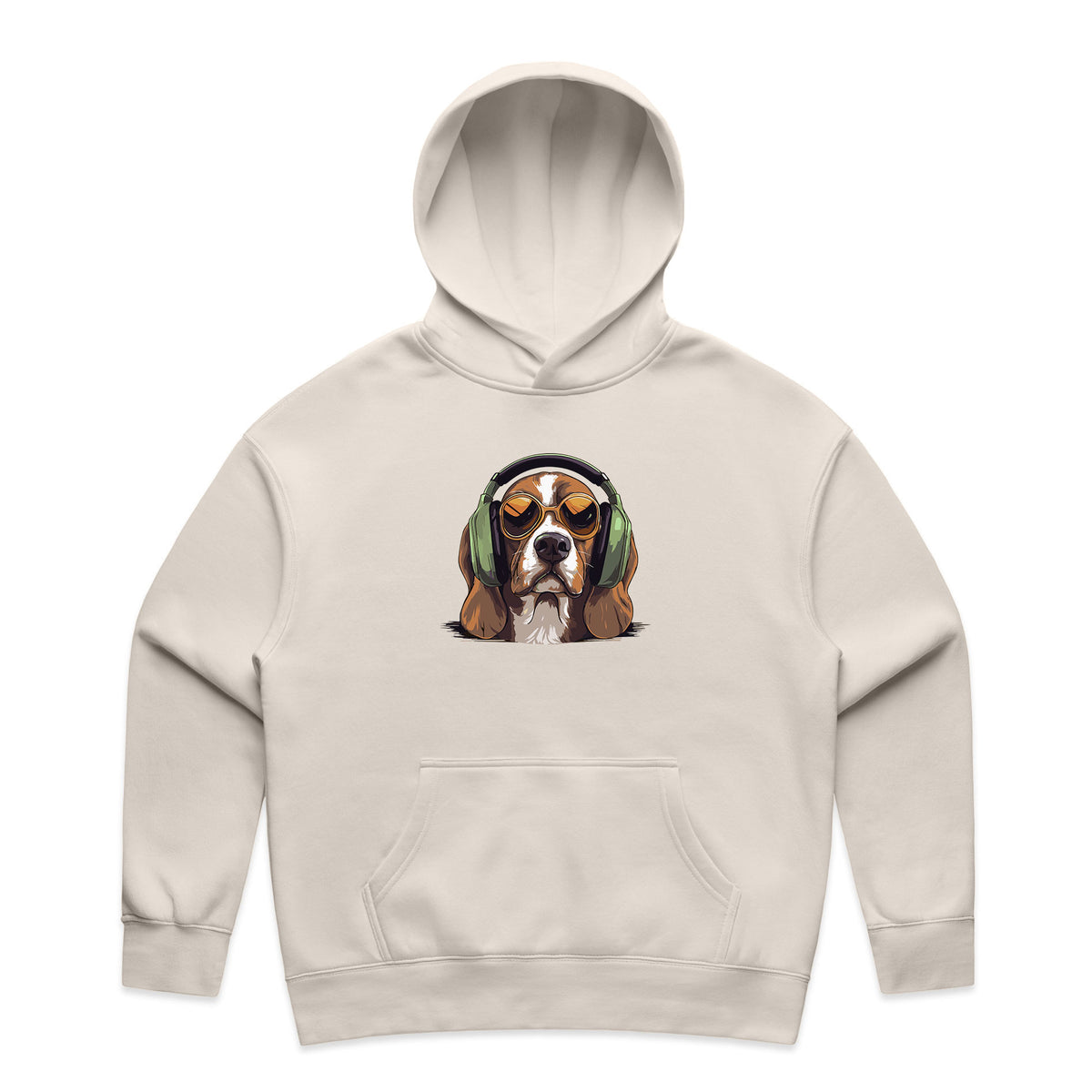 Beagle Headphones Hoodie