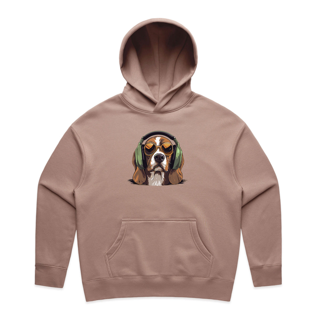 Beagle Headphones Hoodie