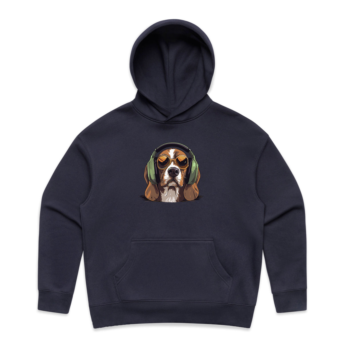 Beagle Headphones Hoodie