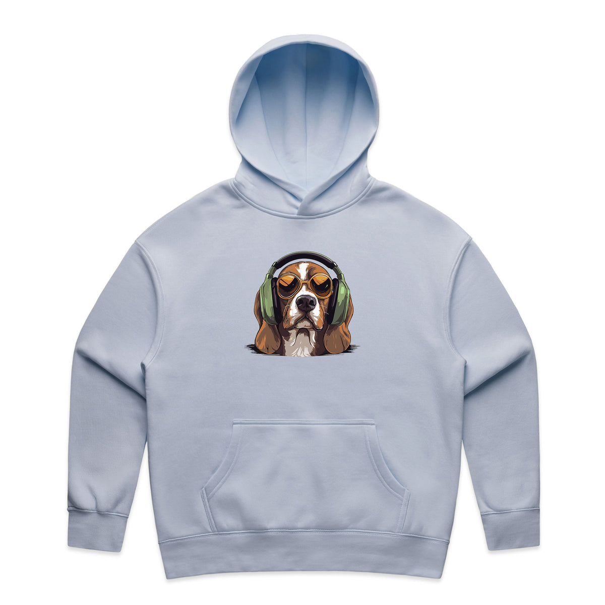 Beagle Headphones Hoodie