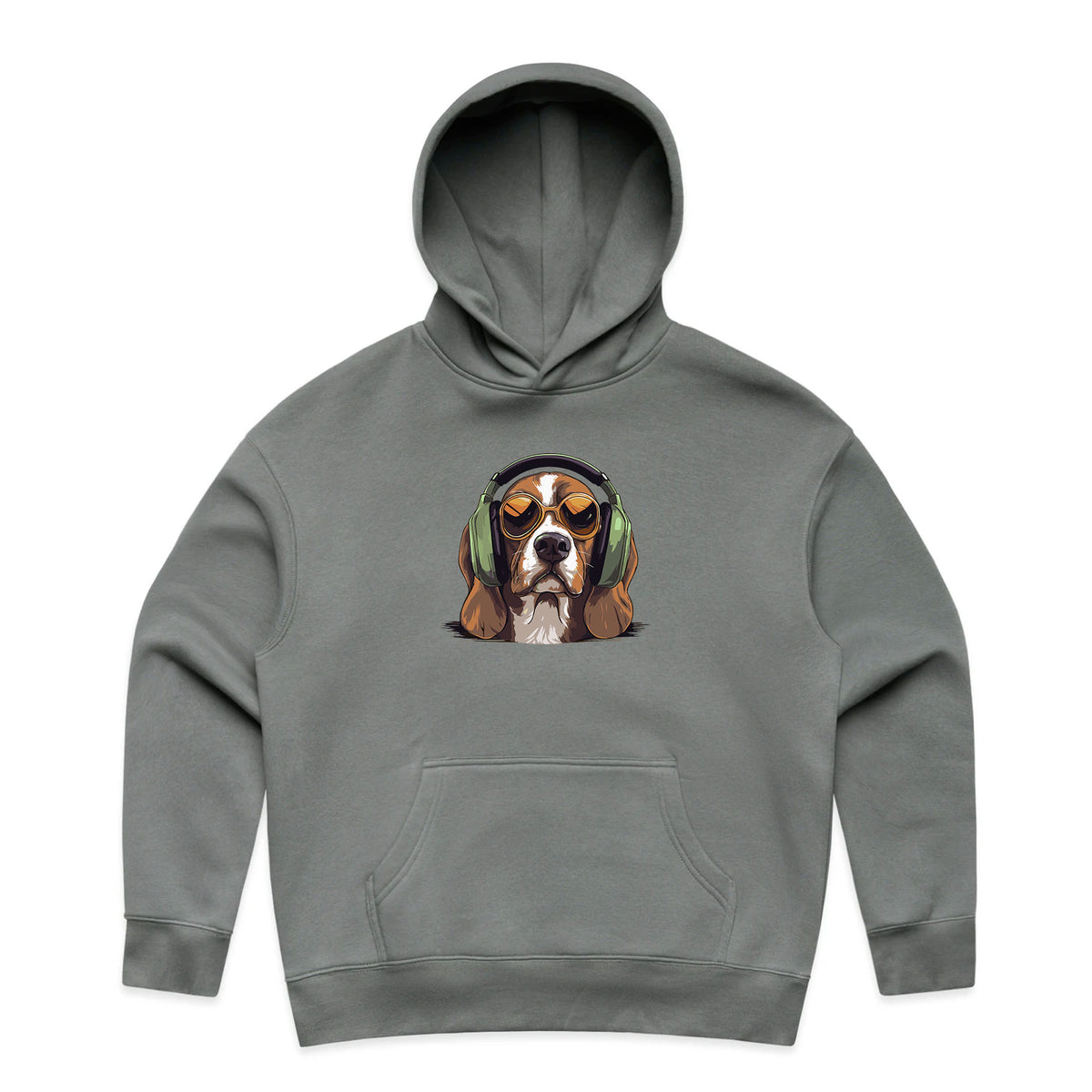 Beagle Headphones Hoodie