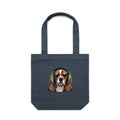 Beagle Headphones Tote Bag