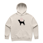 Beagle Heart Leash Hoodie