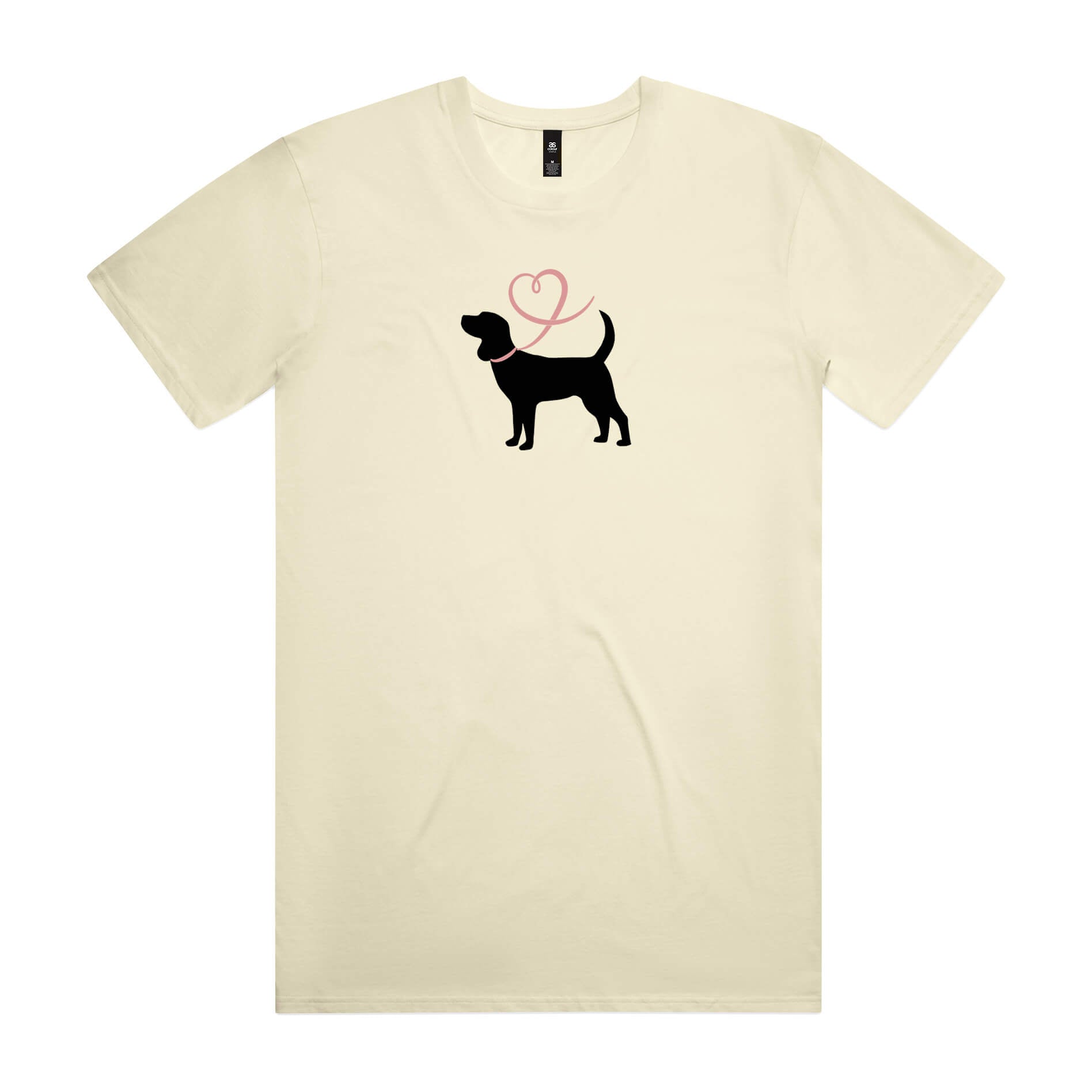 Beagle Heart Leash Mens Tee