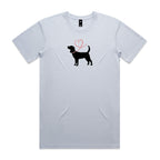 Beagle Heart Leash Mens Tee