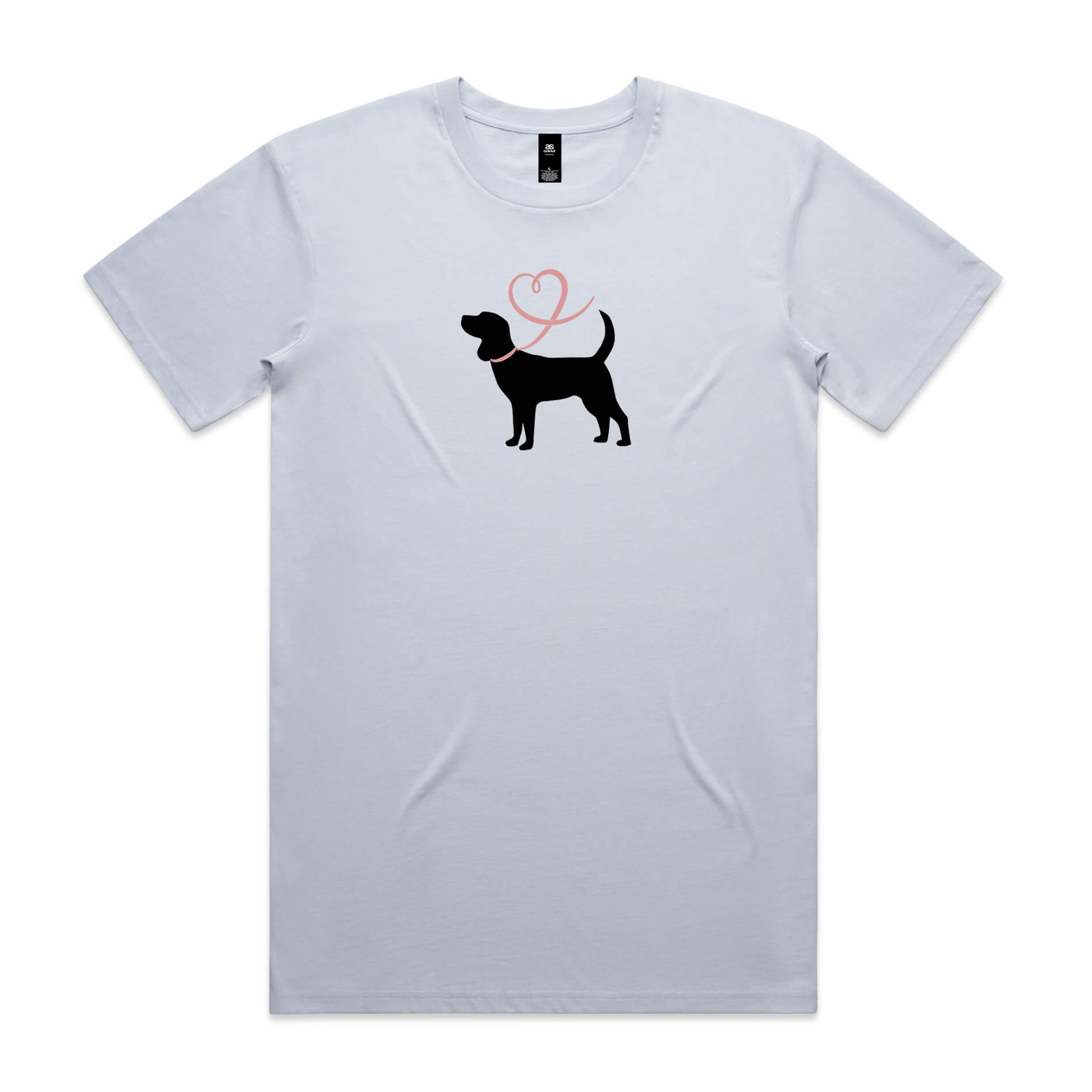 Beagle Heart Leash Mens Tee