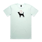 Beagle Heart Leash Mens Tee
