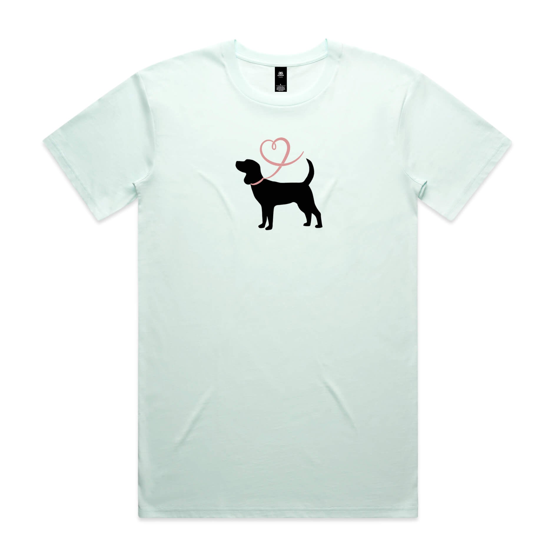 Beagle Heart Leash Mens Tee