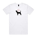 Beagle Heart Leash Mens Tee