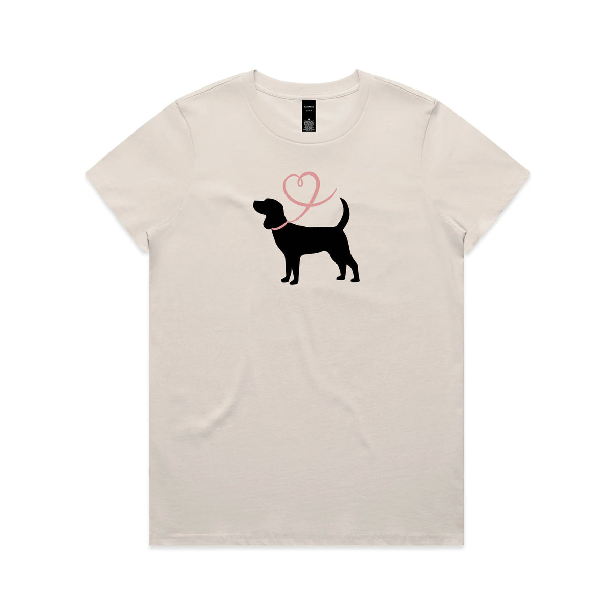 Beagle Heart Leash Tee