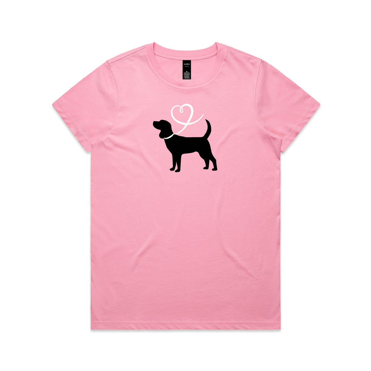 Beagle Heart Leash Tee