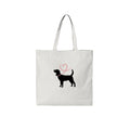 Beagle Heart Leash Tote Bag