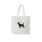 Beagle Heart Leash Tote Bag