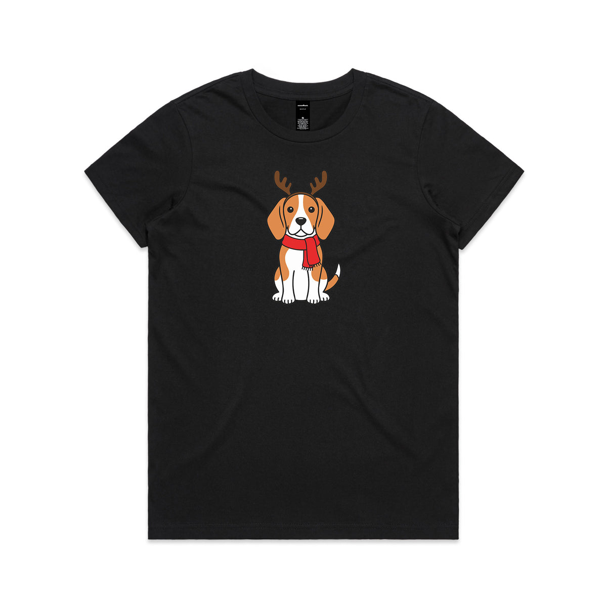 Beagle Reindeer Tee