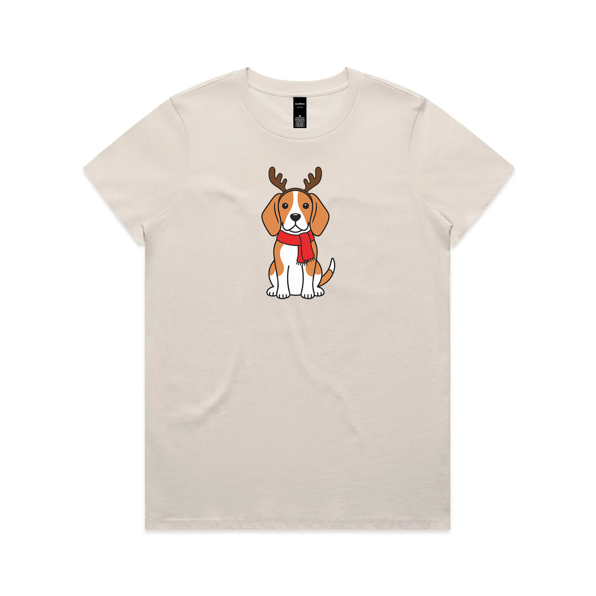 Beagle Reindeer Tee