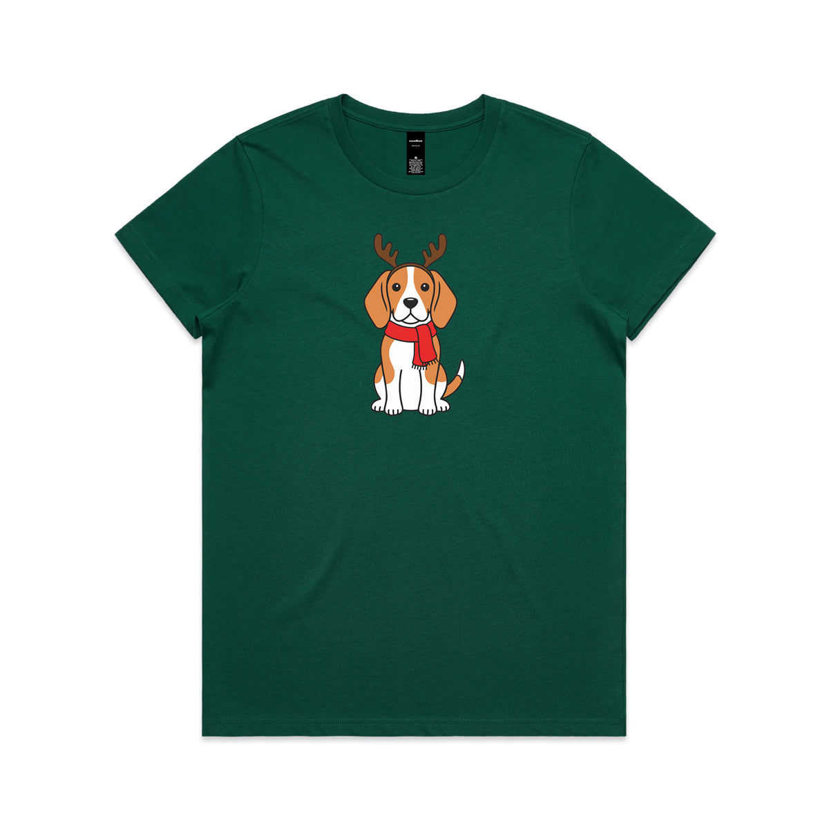 Beagle Reindeer Tee