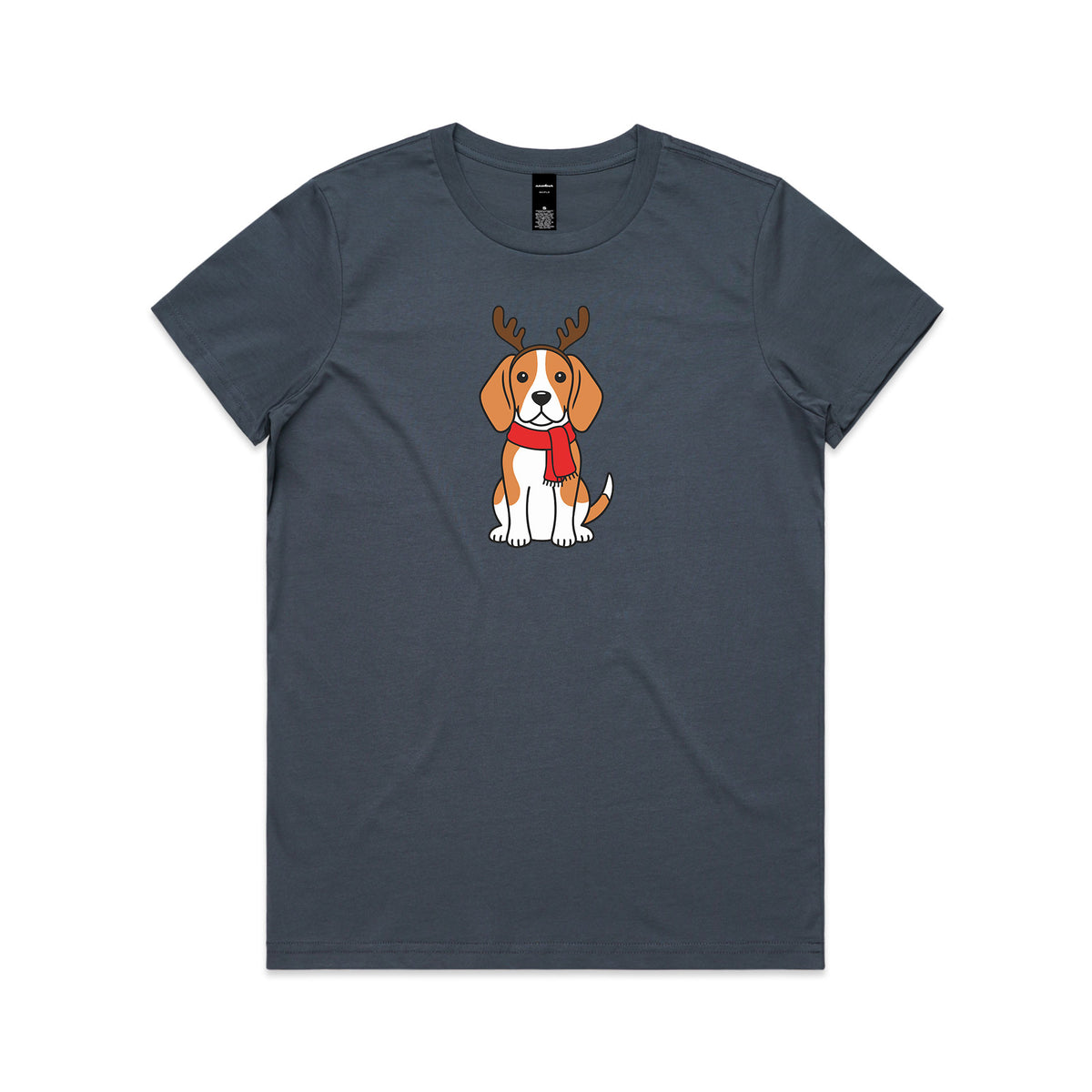 Beagle Reindeer Tee