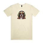 Beagle Headphones Mens Tee