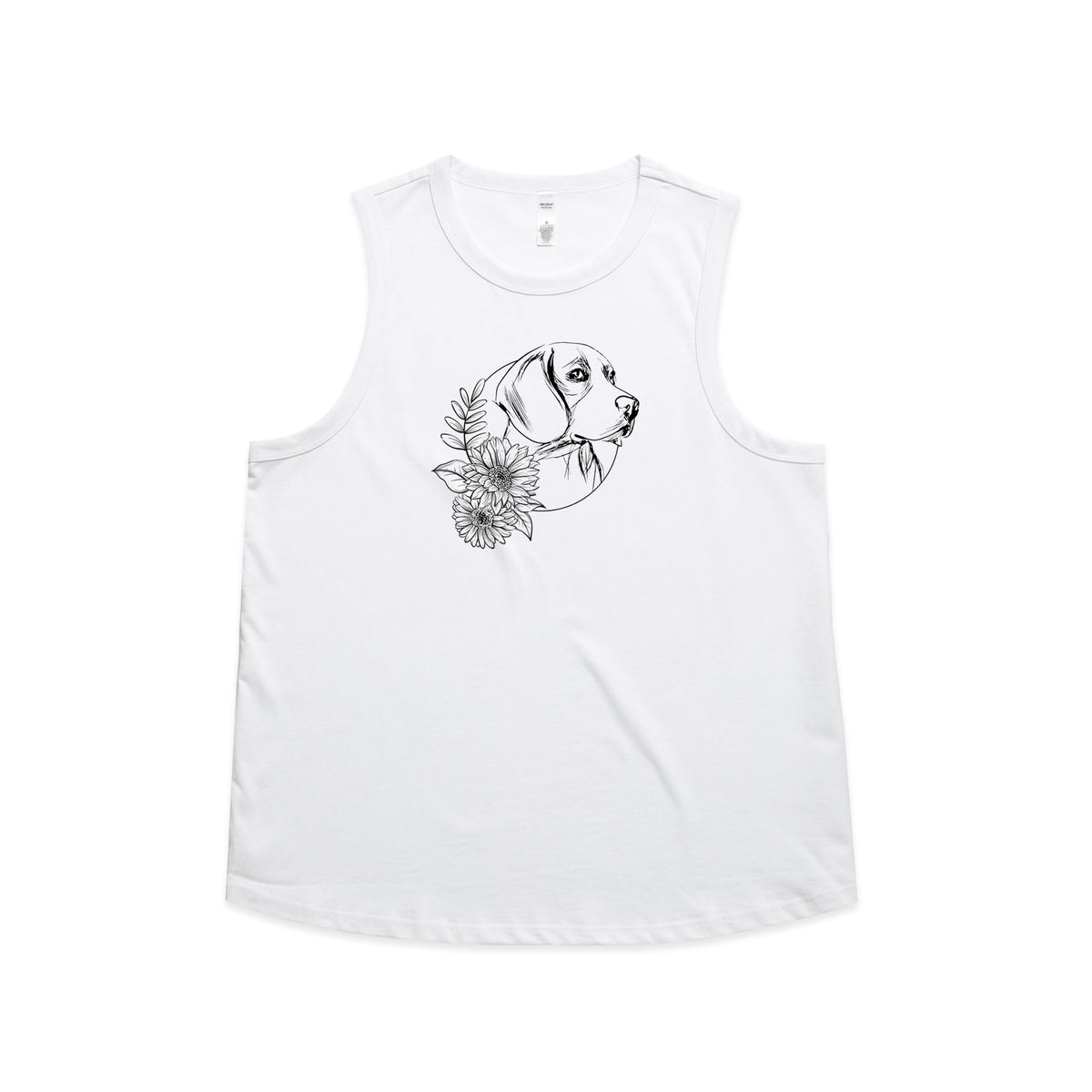 Sunflower Beagle Tank